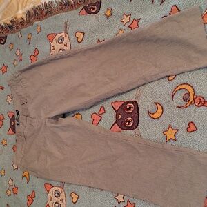 New York And Company Black And White Striped Trousers